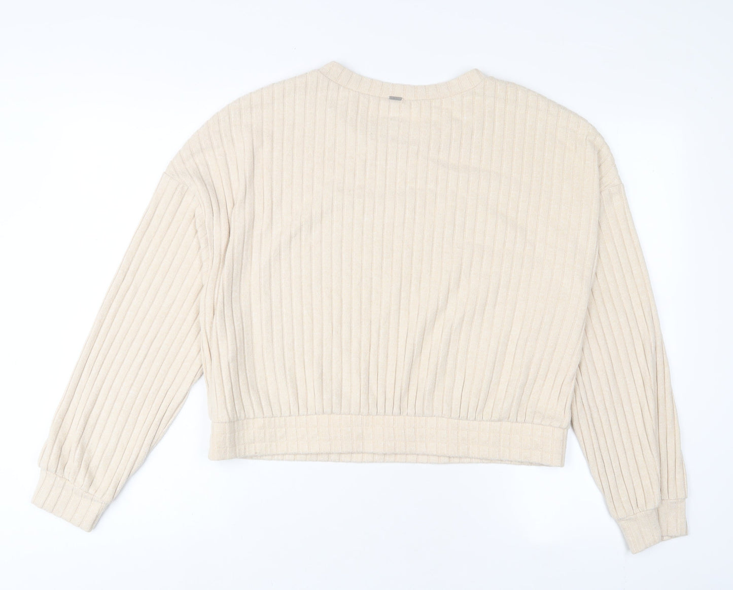 Womens UK Size XL Gilly Hicks Beige Pullover Sweatshirt