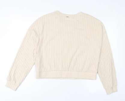 Womens UK Size XL Gilly Hicks Beige Pullover Sweatshirt