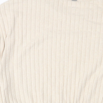 Womens UK Size XL Gilly Hicks Beige Pullover Sweatshirt