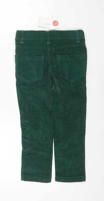 tuc tuc Girls Green Cotton Chino Trousers Size 4 Years Regular Zip