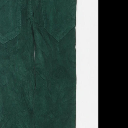 tuc tuc Girls Green Cotton Chino Trousers Size 4 Years Regular Zip