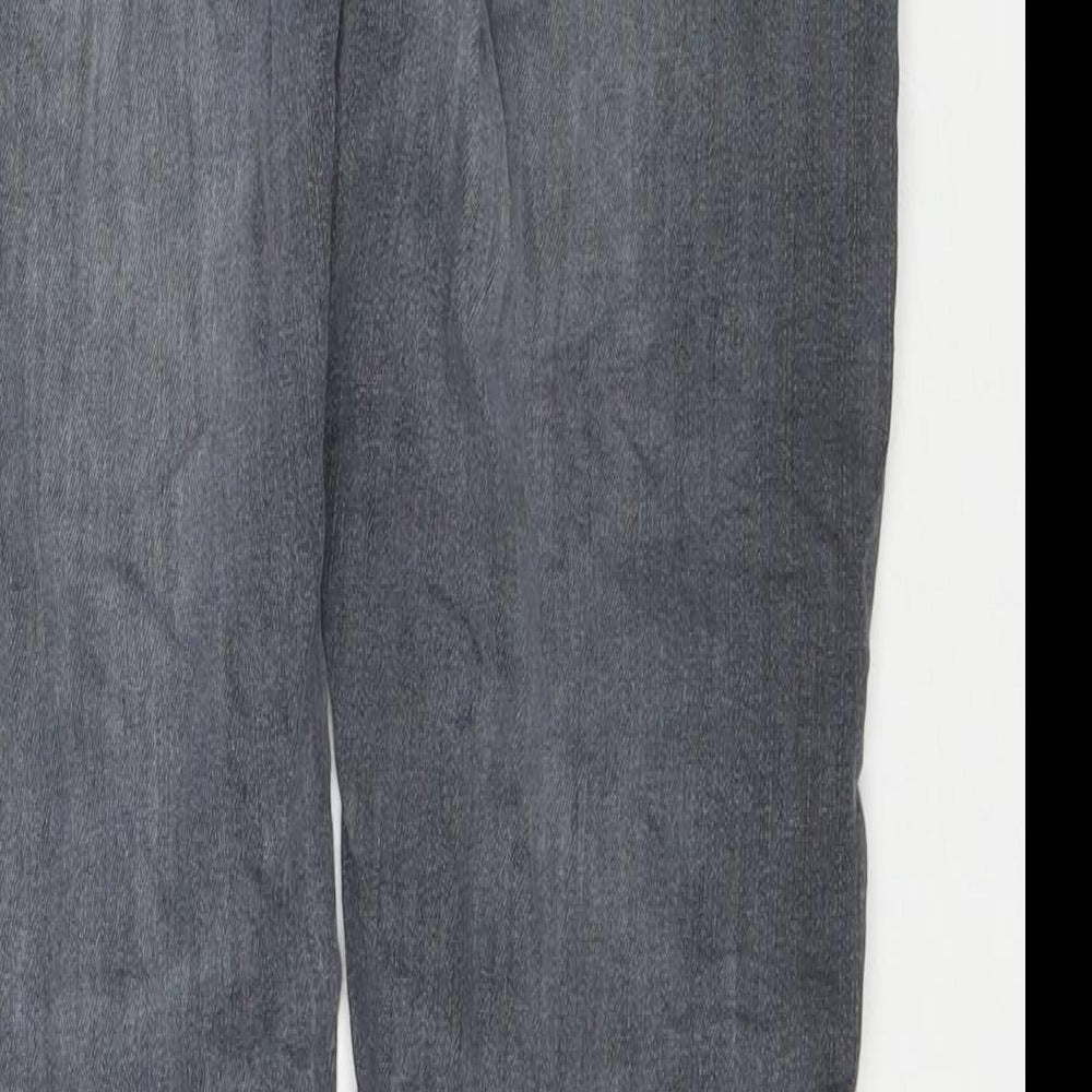 Mens UK Size 30 in Uniqlo Regular Fit Straight Grey Jeans