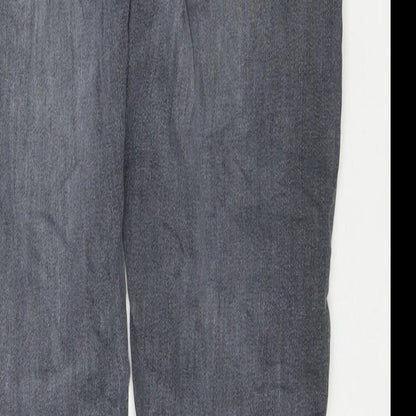 Mens UK Size 30 in Uniqlo Regular Fit Straight Grey Jeans