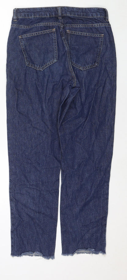 Womens UK Size 8 Pimkie Regular Fit Straight Blue Jeans