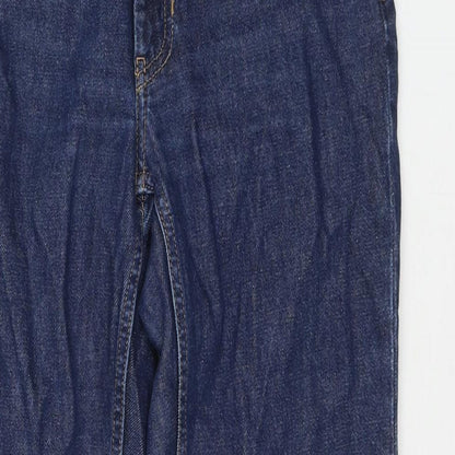 Womens UK Size 8 Pimkie Regular Fit Straight Blue Jeans