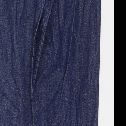 Womens UK Size 8 Pimkie Regular Fit Straight Blue Jeans