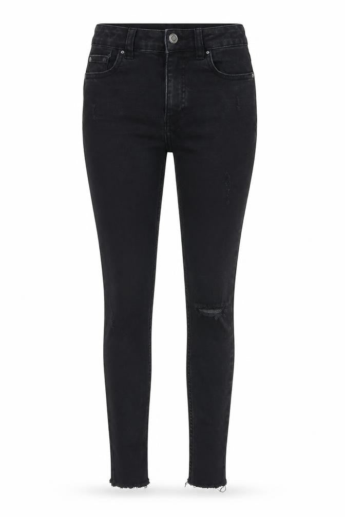 Womens UK Size 8 Denim & Co. Regular Fit Skinny Black Jeans