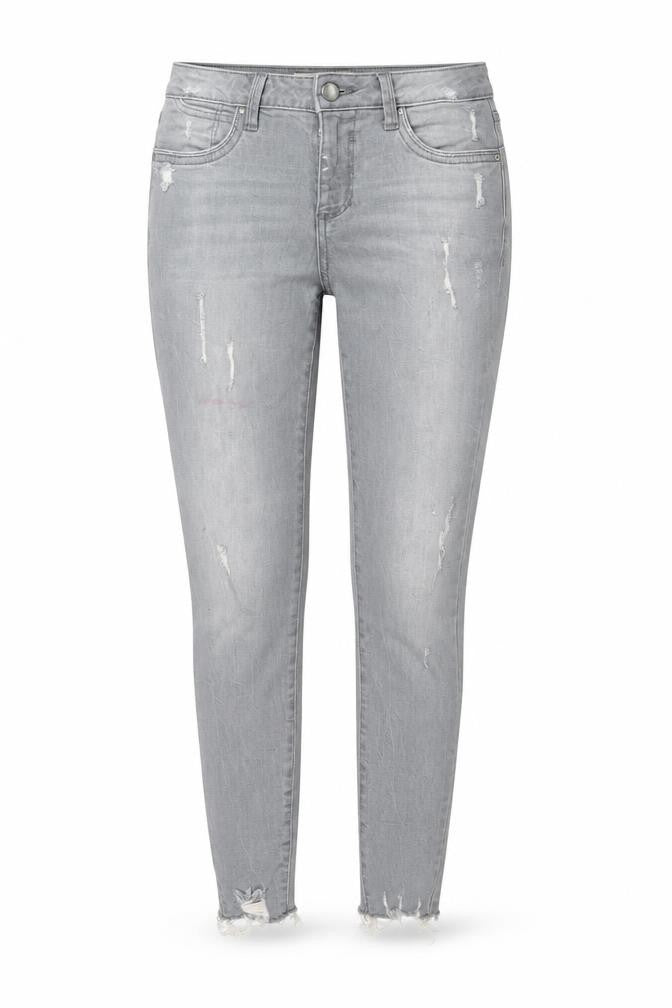 Womens UK Size 8 Denim & Co. Regular Fit Skinny Grey Jeans