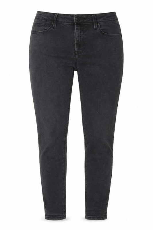 Jeanswest Womens Grey Cotton Skinny Jeans Size 12 L30 in Regular Zip