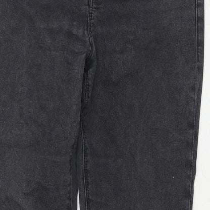 Jeanswest Womens Grey Cotton Skinny Jeans Size 12 L30 in Regular Zip