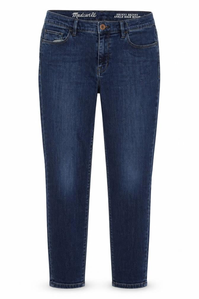 Womens UK Size 28 in Madewell Regular Fit Skinny Blue Jeans