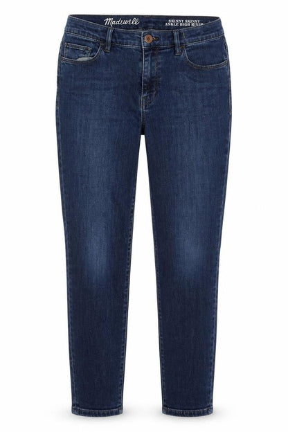 Womens UK Size 28 in Madewell Regular Fit Skinny Blue Jeans