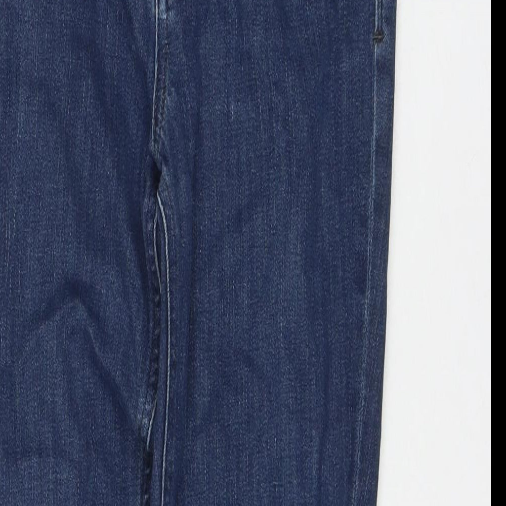 Madewell Womens Blue Cotton Skinny Jeans Size 28 in L28 in Regular Zip