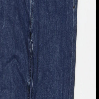 Madewell Womens Blue Cotton Skinny Jeans Size 28 in L28 in Regular Zip