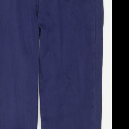 Fashion Denim Womens Blue Cotton Skinny Jeans Size M L26 in Regular Zip