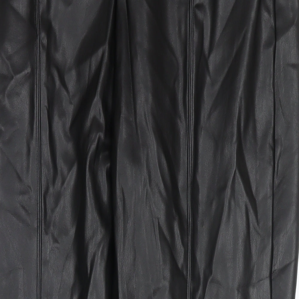 Womens UK Size 20 Marks and Spencer Regular Fit Pedal Pusher Black Trousers