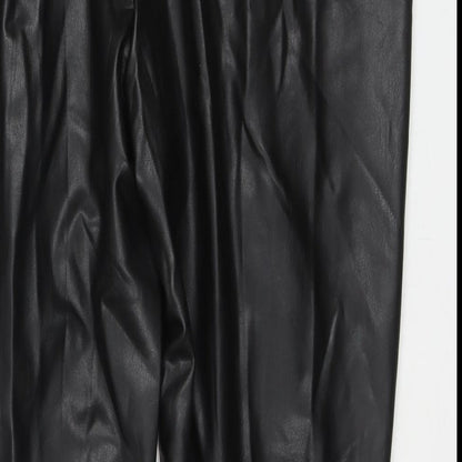 Womens UK Size 20 Marks and Spencer Regular Fit Pedal Pusher Black Trousers