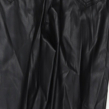 Womens UK Size 24 Marks and Spencer Regular Fit Carrot Black Trousers