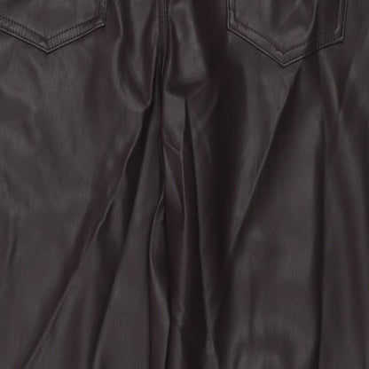Womens UK Size 20 Marks and Spencer Regular Fit Pedal Pusher Brown Trousers