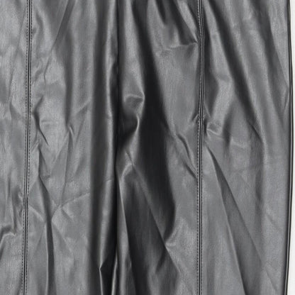 Womens UK Size 20 Marks and Spencer Regular Fit Pedal Pusher Black Trousers