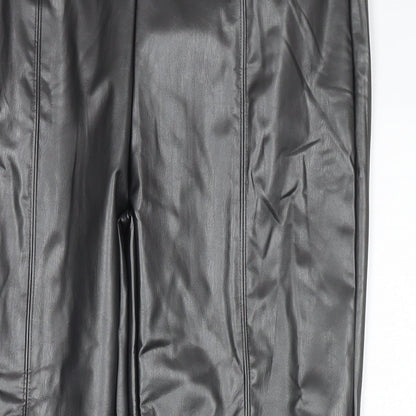 Womens UK Size 16 Marks and Spencer Regular Fit Pedal Pusher Black Trousers
