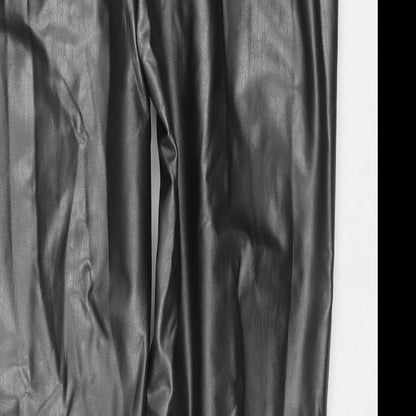 Womens UK Size 16 Marks and Spencer Regular Fit Pedal Pusher Black Trousers