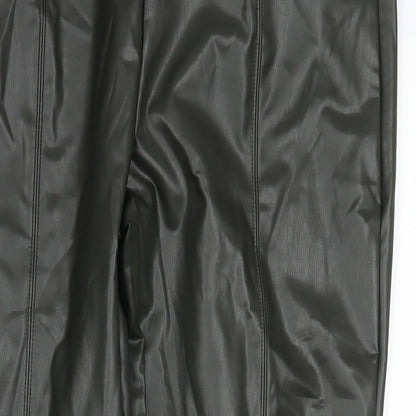 Womens UK Size 20 Marks and Spencer Regular Fit Pedal Pusher Black Trousers