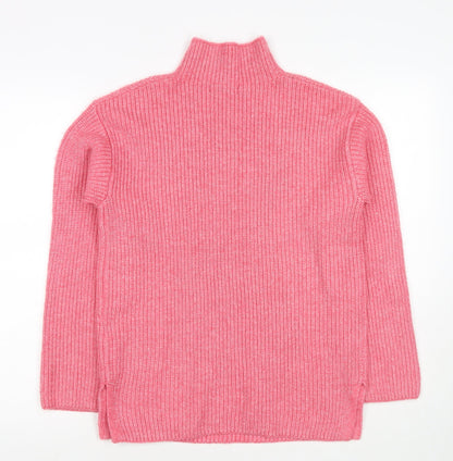 Womens UK Size S Marks and Spencer Pink Pullover Jumper