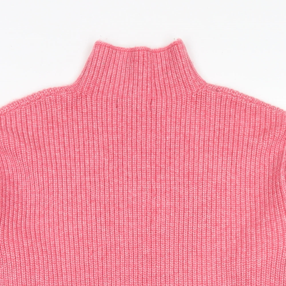 Womens UK Size S Marks and Spencer Pink Pullover Jumper