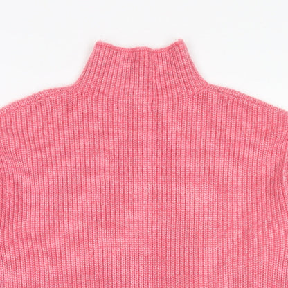 Womens UK Size S Marks and Spencer Pink Pullover Jumper
