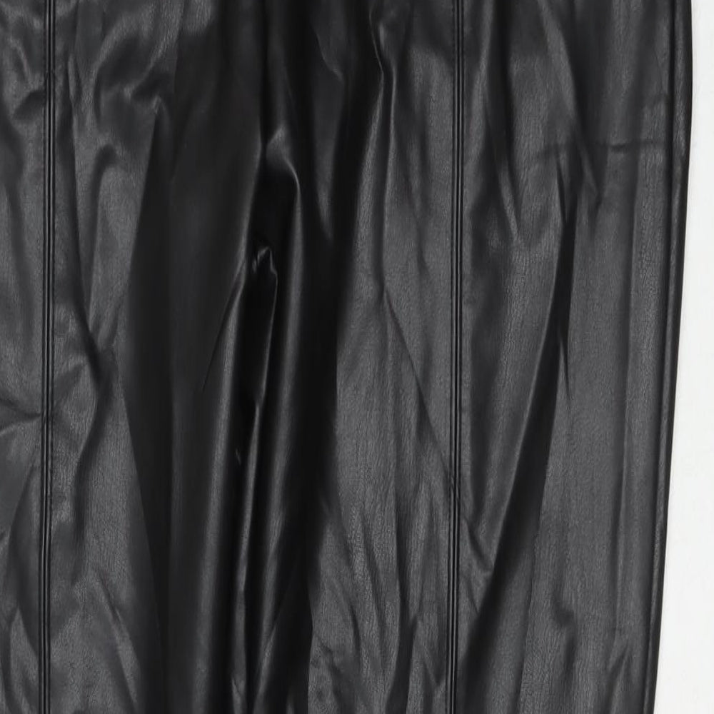 Womens UK Size 20 Marks and Spencer Regular Fit Pedal Pusher Black Trousers