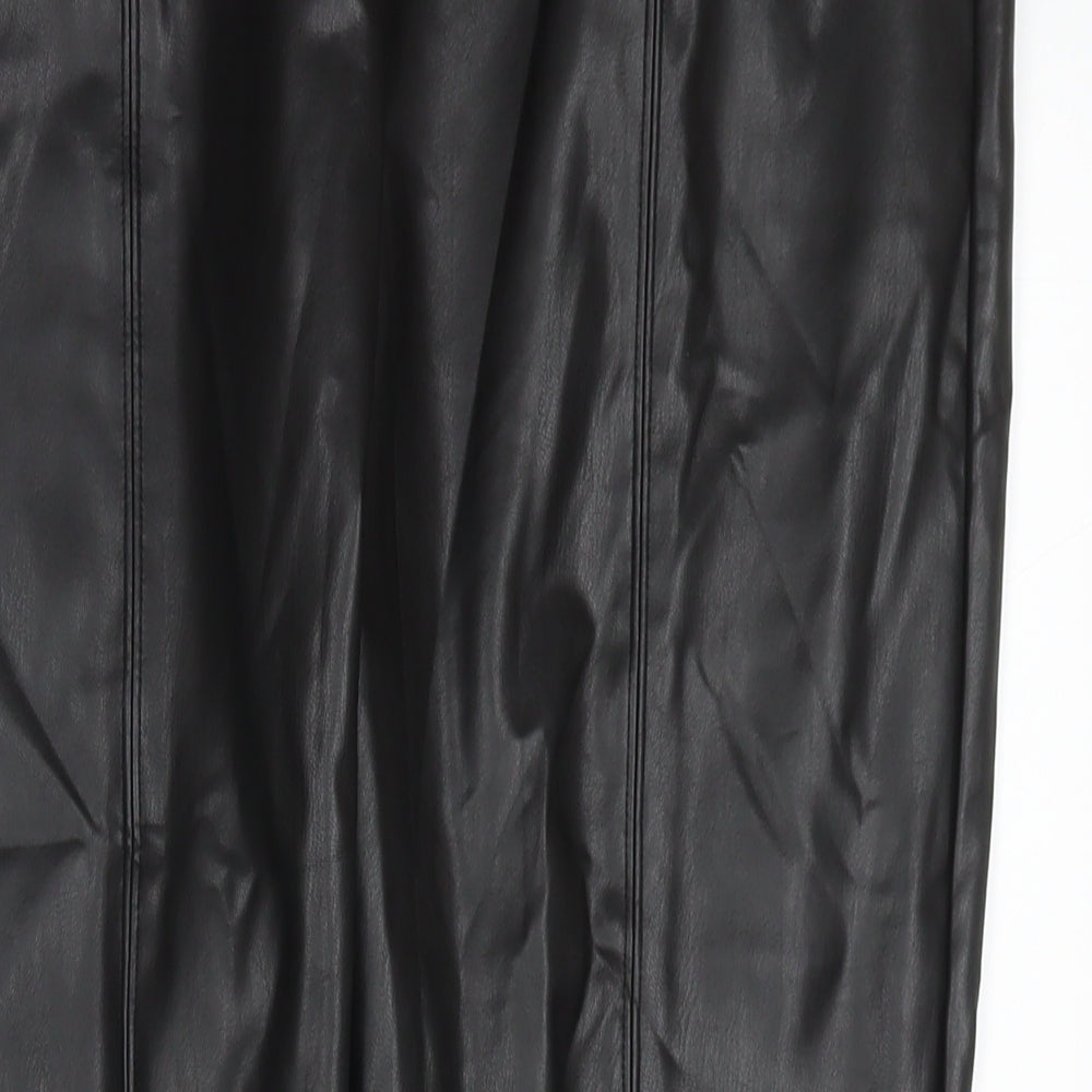 Womens UK Size 20 Marks and Spencer Regular Fit Pedal Pusher Black Trousers