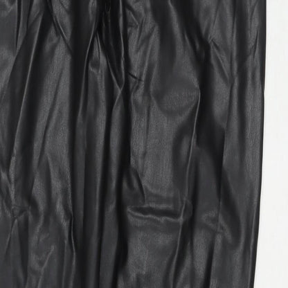Womens UK Size 20 Marks and Spencer Regular Fit Pedal Pusher Black Trousers