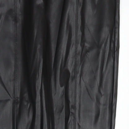 Womens UK Size 18 Marks and Spencer Regular Fit Pedal Pusher Black Trousers