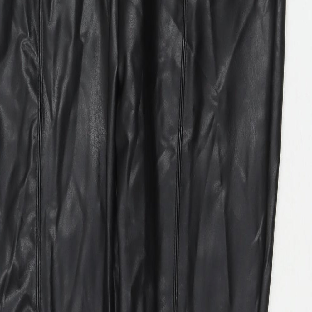 Womens UK Size 18 Marks and Spencer Regular Fit Pedal Pusher Black Trousers