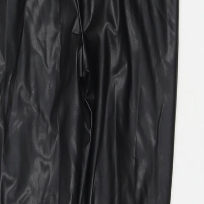 Womens UK Size 18 Marks and Spencer Regular Fit Pedal Pusher Black Trousers
