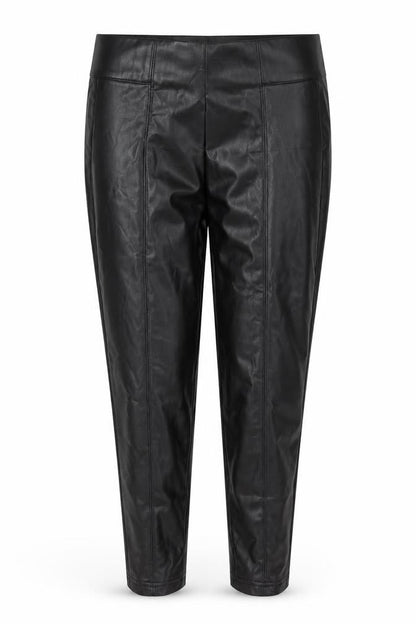 Womens UK Size 8 Marks and Spencer Regular Fit Pedal Pusher Black Trousers