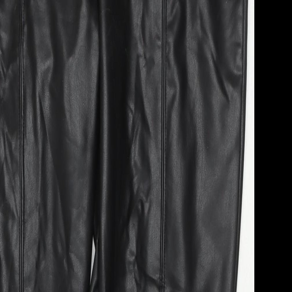 Womens UK Size 18 Marks and Spencer Regular Fit Pedal Pusher Black Trousers