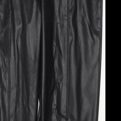Womens UK Size 18 Marks and Spencer Regular Fit Pedal Pusher Black Trousers