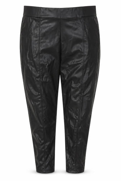 Womens UK Size 20 Marks and Spencer Regular Fit Pedal Pusher Black Trousers