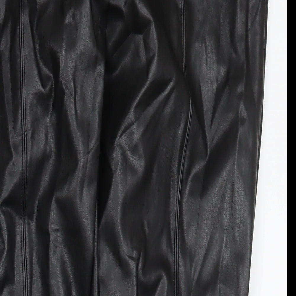 Womens UK Size 20 Marks and Spencer Regular Fit Pedal Pusher Black Trousers