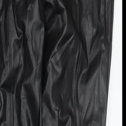 Womens UK Size 20 Marks and Spencer Regular Fit Pedal Pusher Black Trousers