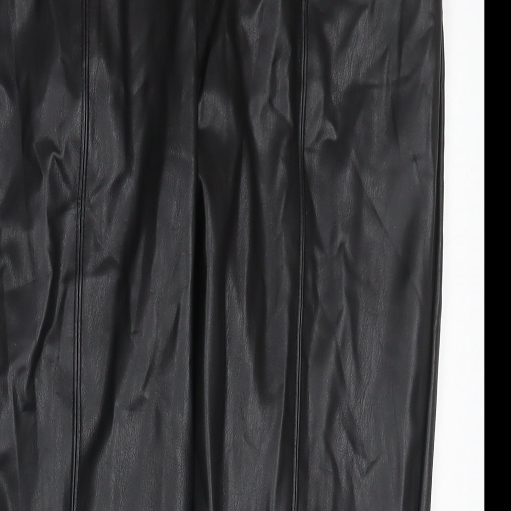 Womens UK Size 18 Marks and Spencer Regular Fit  Black Trousers