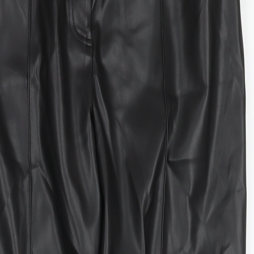 Womens UK Size 18 Marks and Spencer Regular Fit  Black Trousers