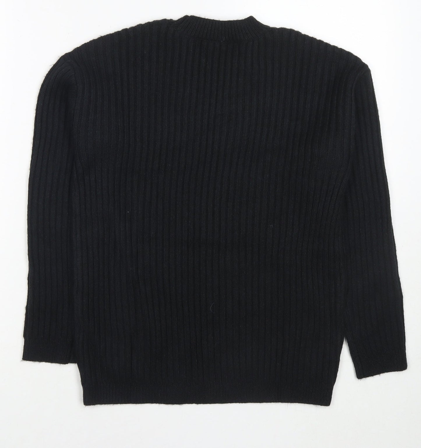Womens UK Size M Marks and Spencer Black Pullover Jumper