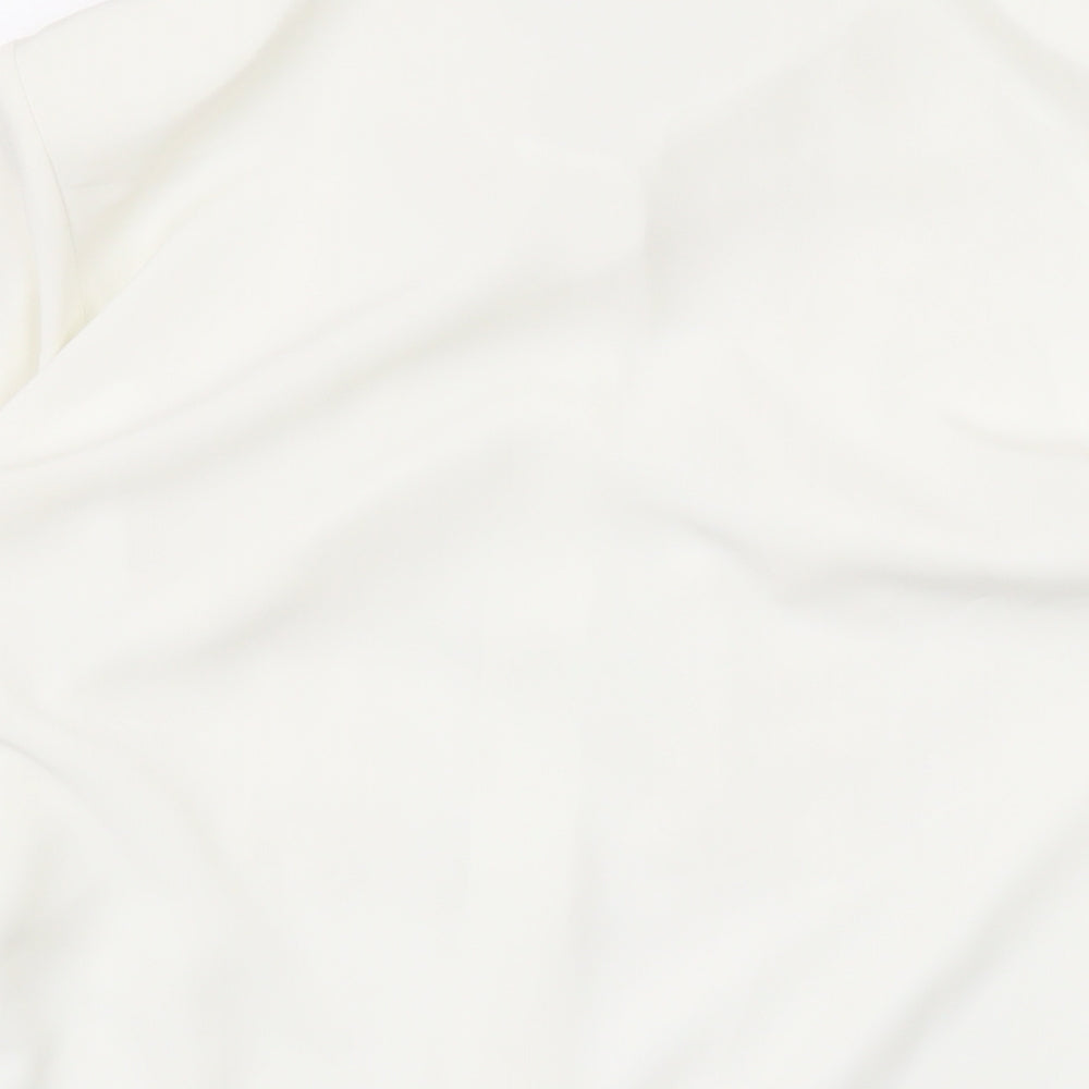 Womens UK Size S Country Casuals Ivory Basic Button-Up