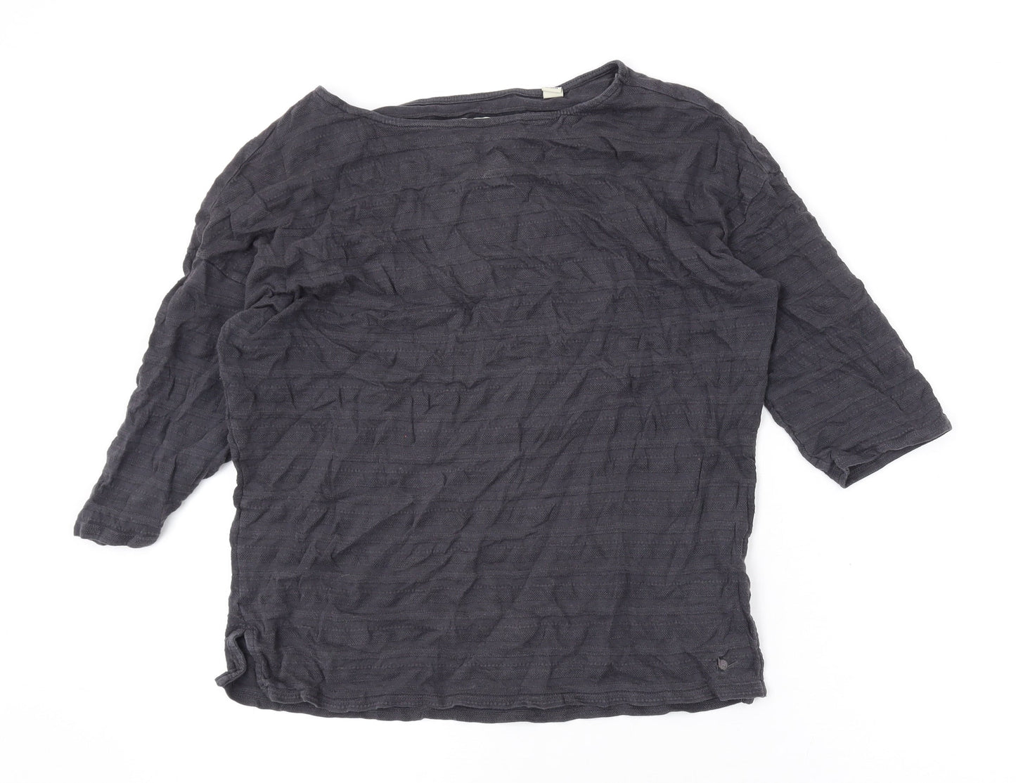 Womens UK Size 8 Jack Wills Grey Basic Blouse