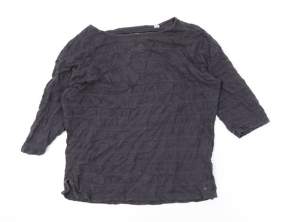 Womens UK Size 8 Jack Wills Grey Basic Blouse