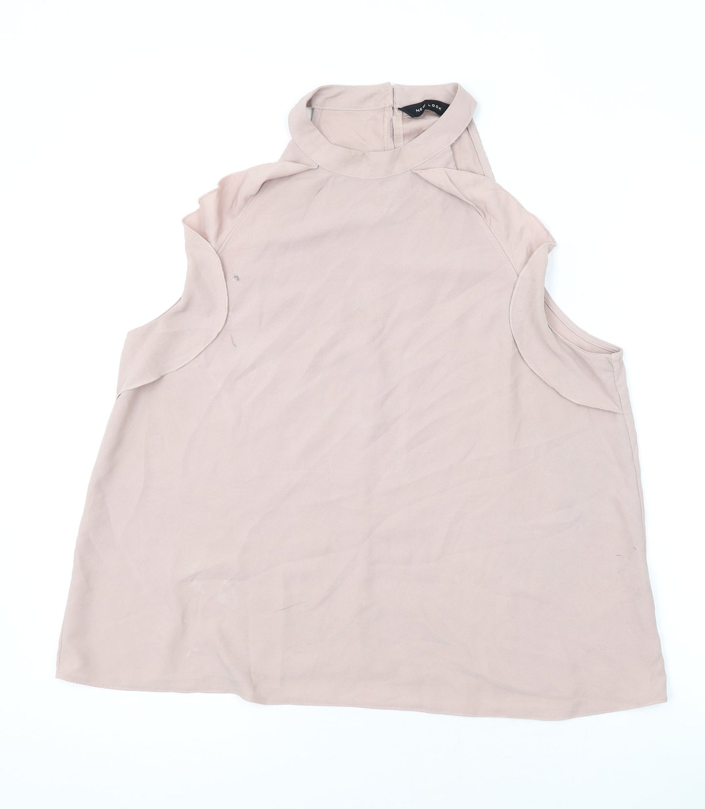 Womens UK Size 16 New Look Pink Basic Blouse