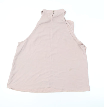 Womens UK Size 16 New Look Pink Basic Blouse